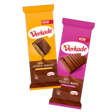 Verkade choco wafelreep of biscuitreep